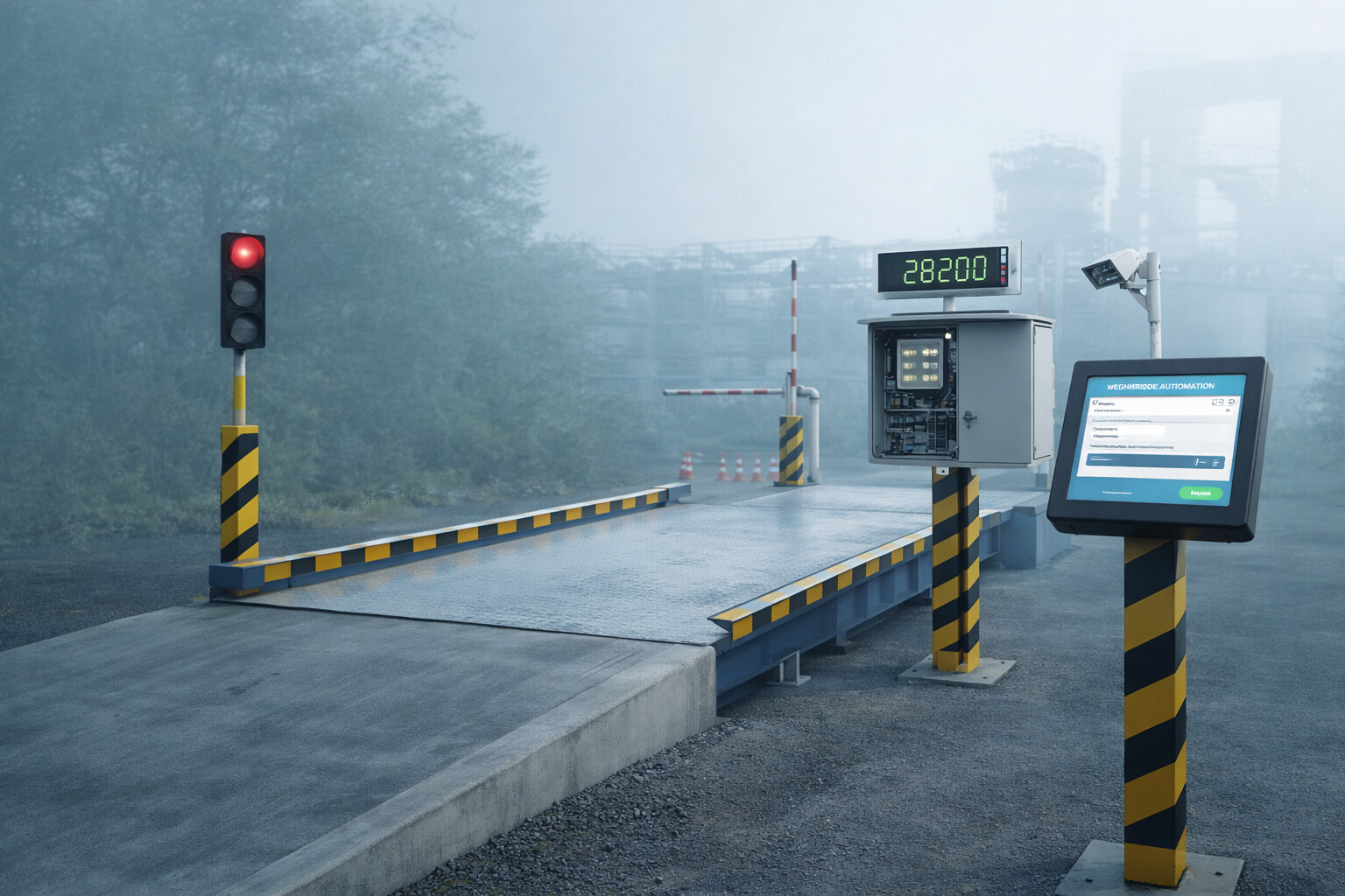 Weighbridge automation systems and weighment software integration