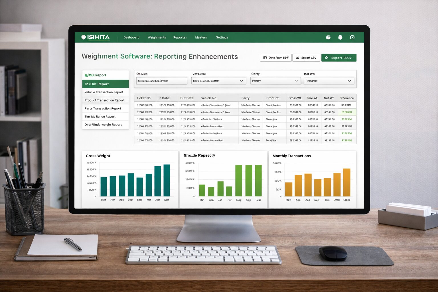 Weighment Software: Reporting Enhancements