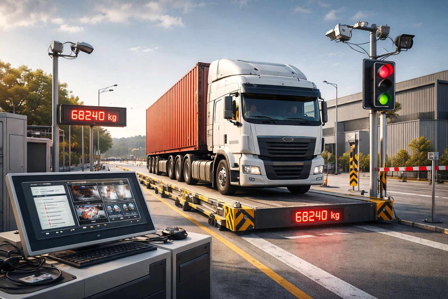 Automated Vehicle Weighing & Traffic Management Systems